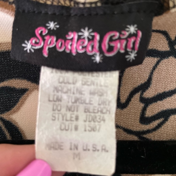 Spoiled Girl polyester Dress- Size Medium 🖤🤍🤎 - Picture 4 of 5